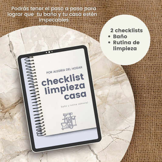 Check List Limpieza Casa - AlegriadelhogaradhCheck List Limpieza CasaAlegriadelhogaradhProductos para el hogar